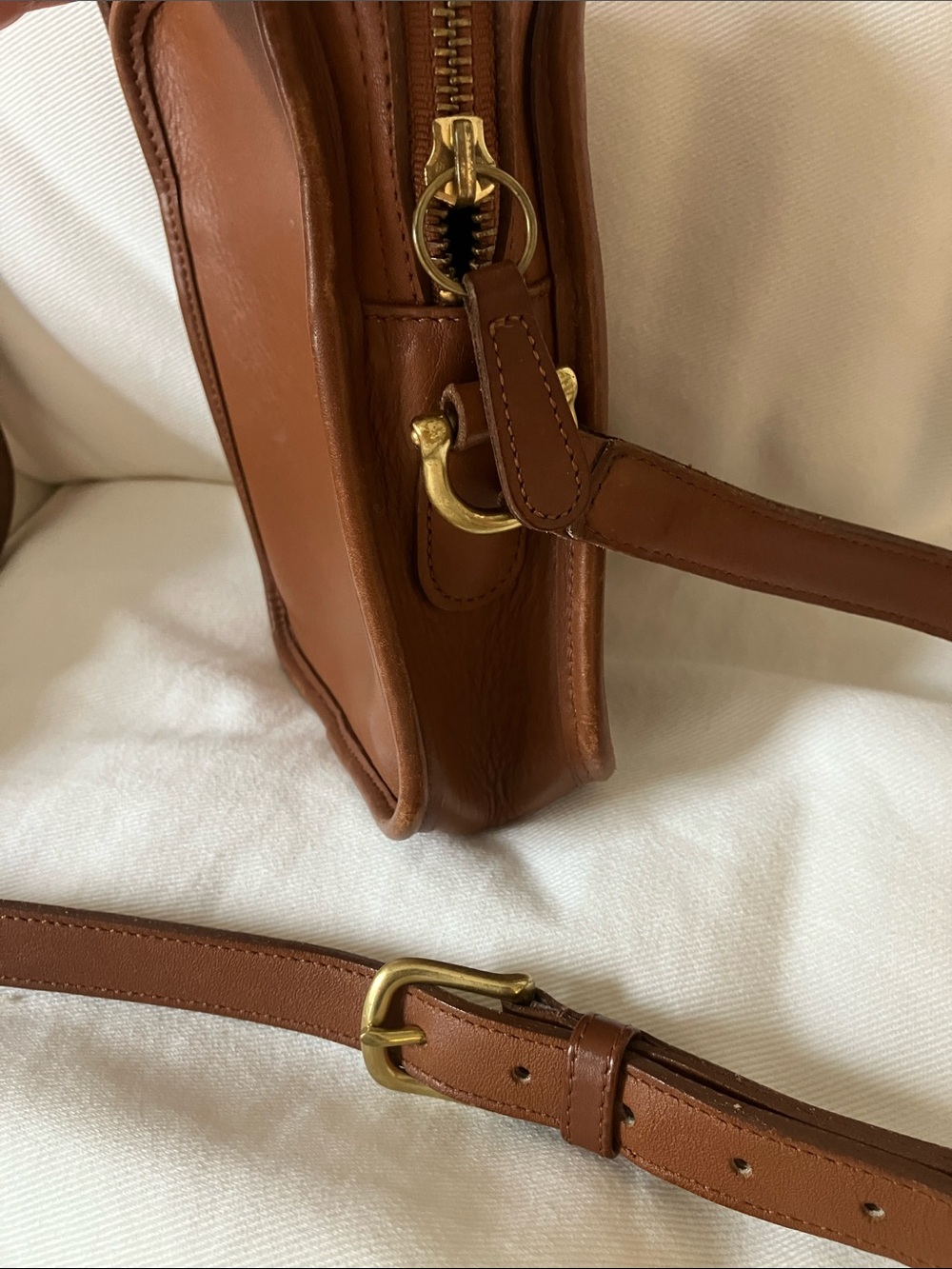 Vintage coach camera bag